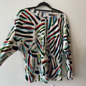 MM LaFleur washable silk blouse. Size extra small.